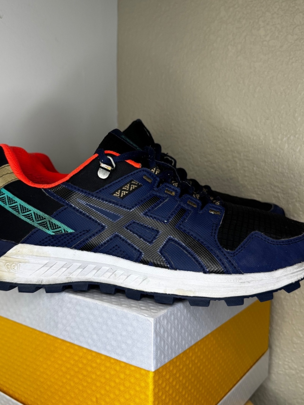 ASICS GEL-Citrek Men’s 10 Blue Expanse Trail Running Shoes 1021A221-002